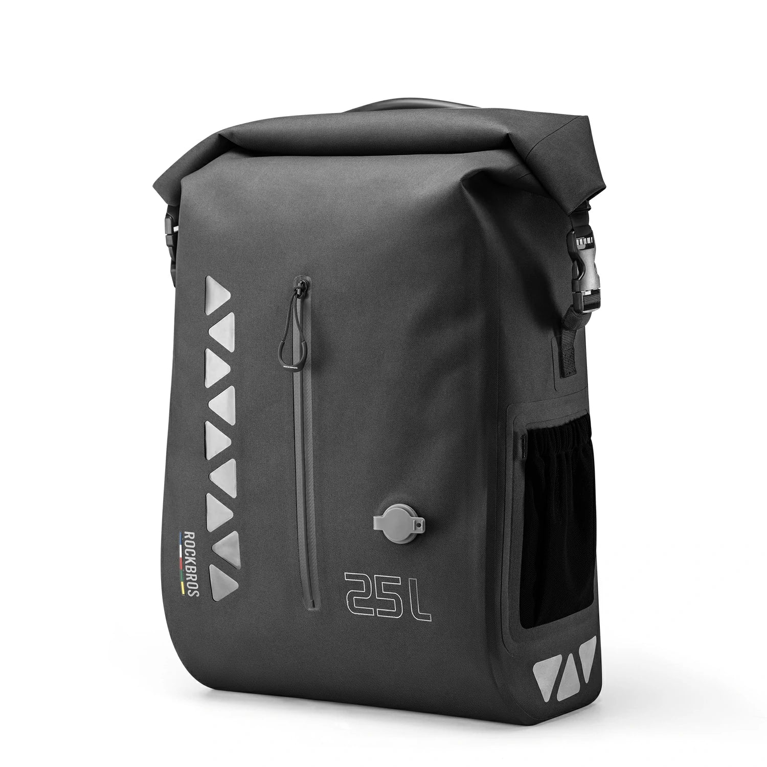 TL-153 25L Seamless 100% Waterproof Bike Panniers Rear Rack Bicycle Bag ROAD TO SKY - Image 2