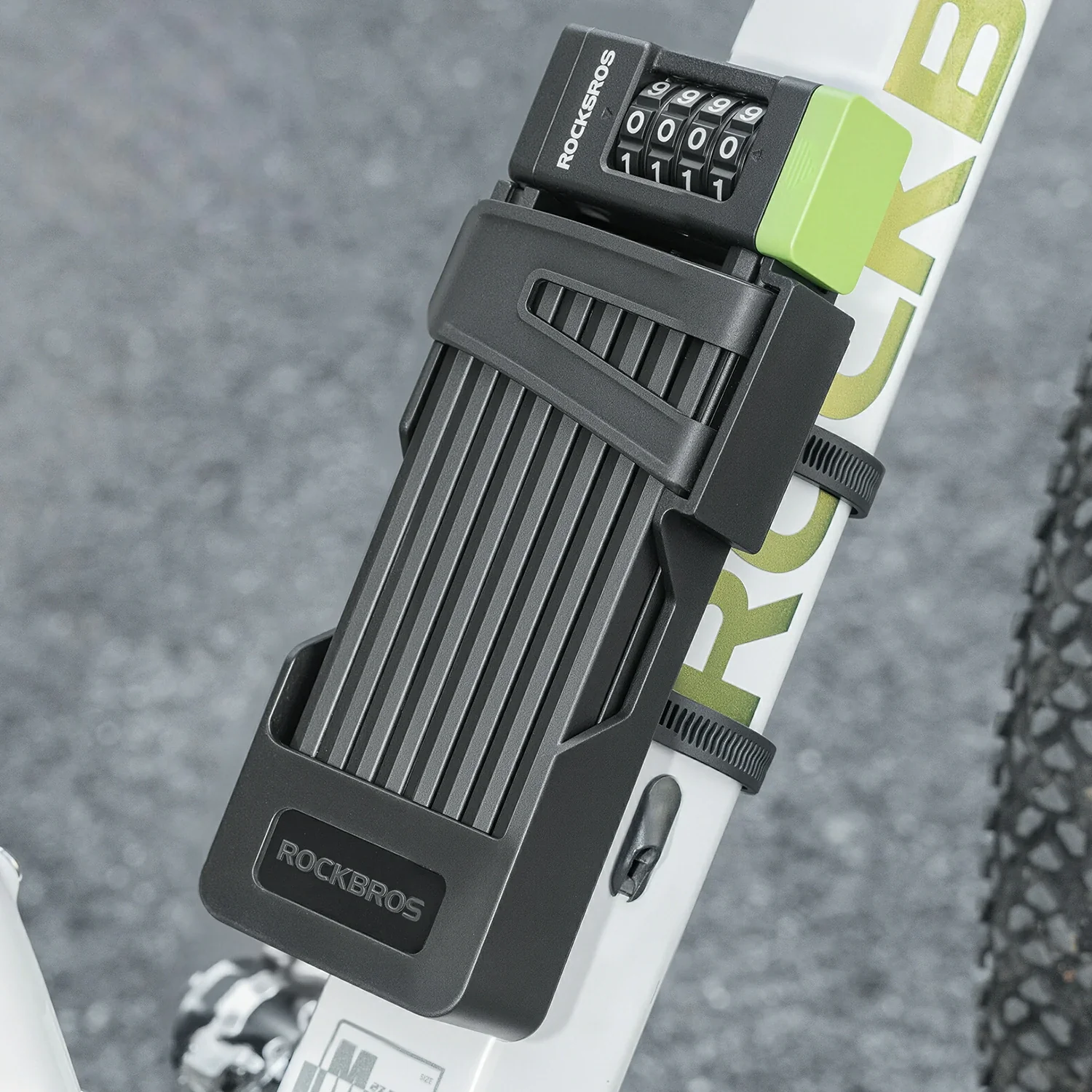 8-Section Folding Combination Bike Lock - Image 14