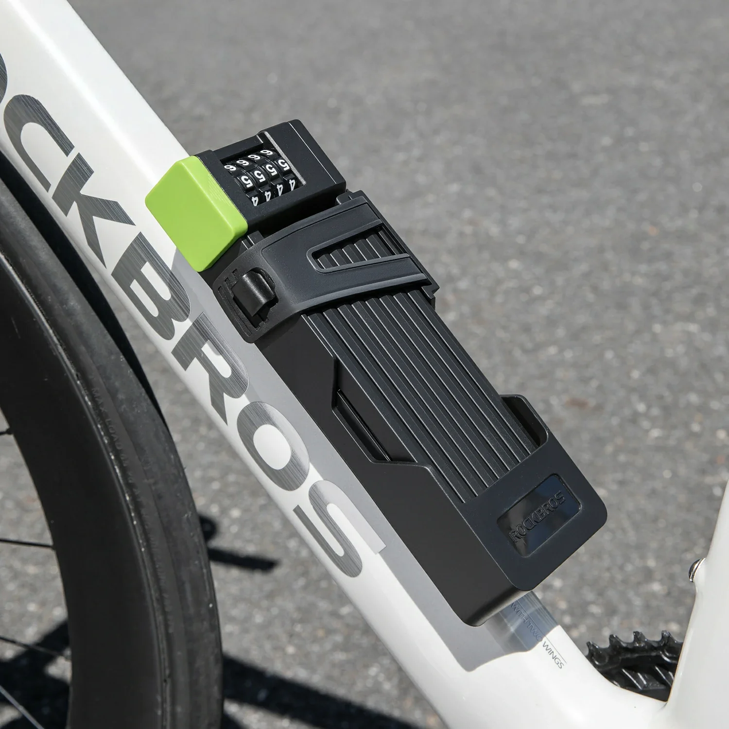 8-Section Folding Combination Bike Lock - Image 15