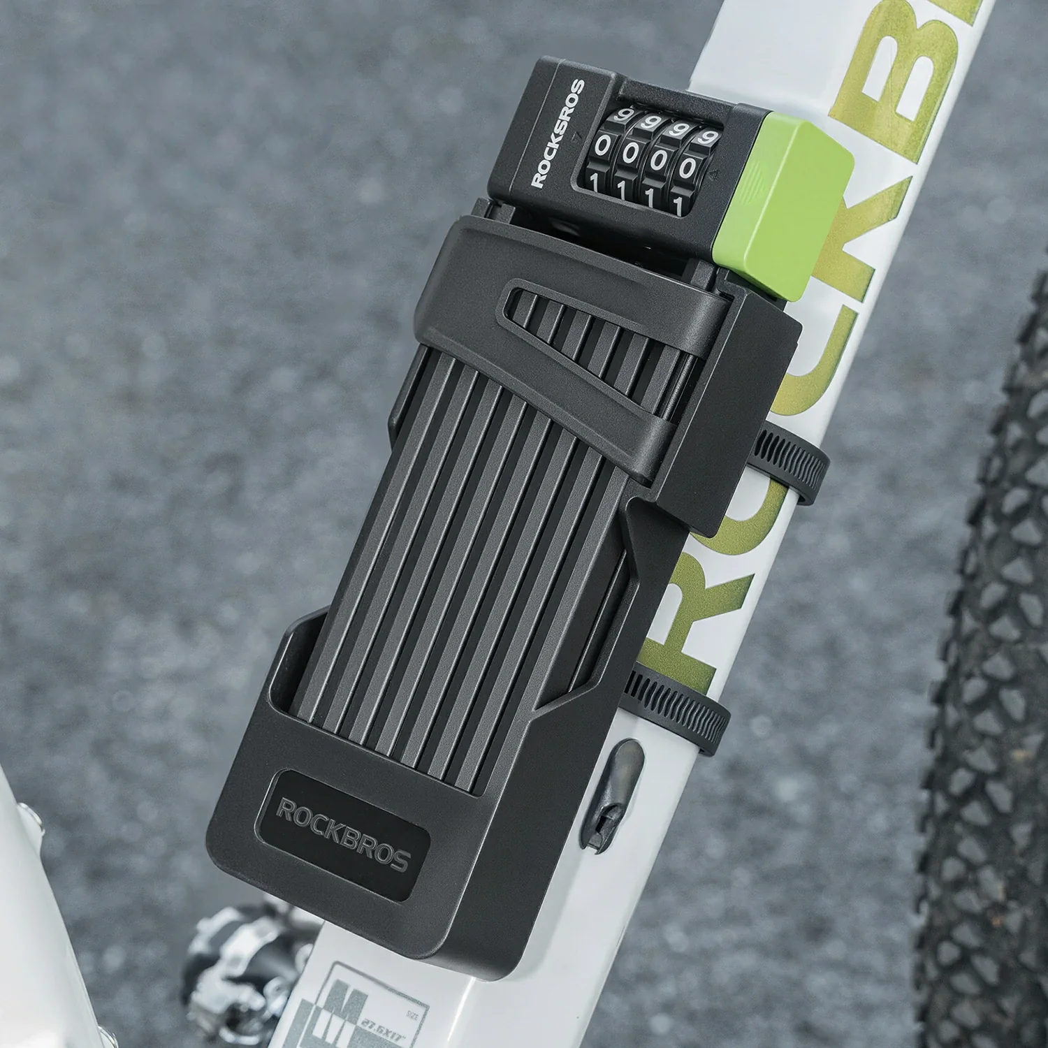 8-Section Folding Combination Bike Lock - Image 16