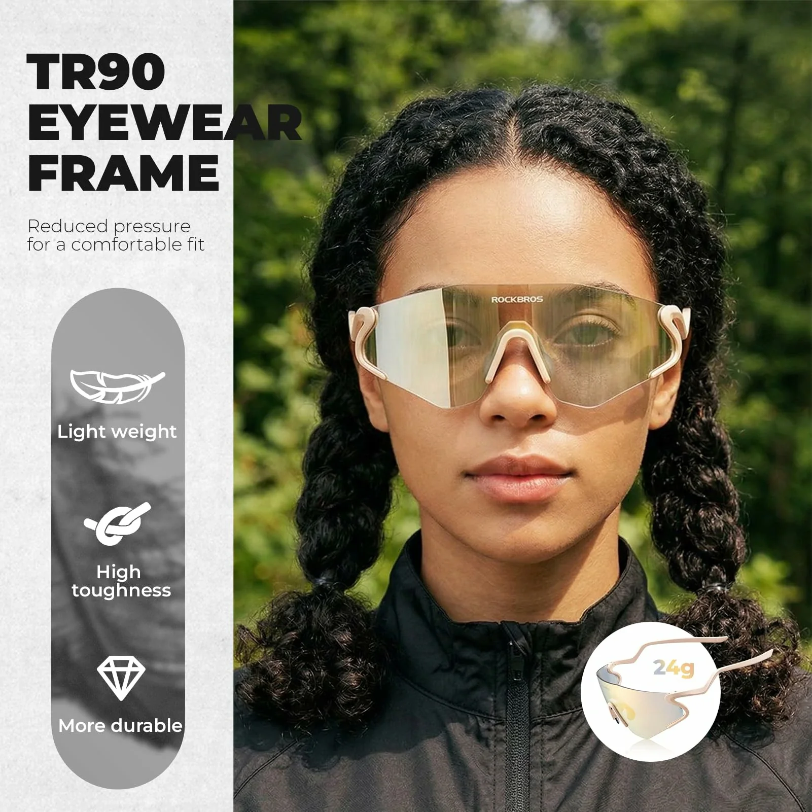 Agile Snake Photochromic Sports Sunglasses - Image 16