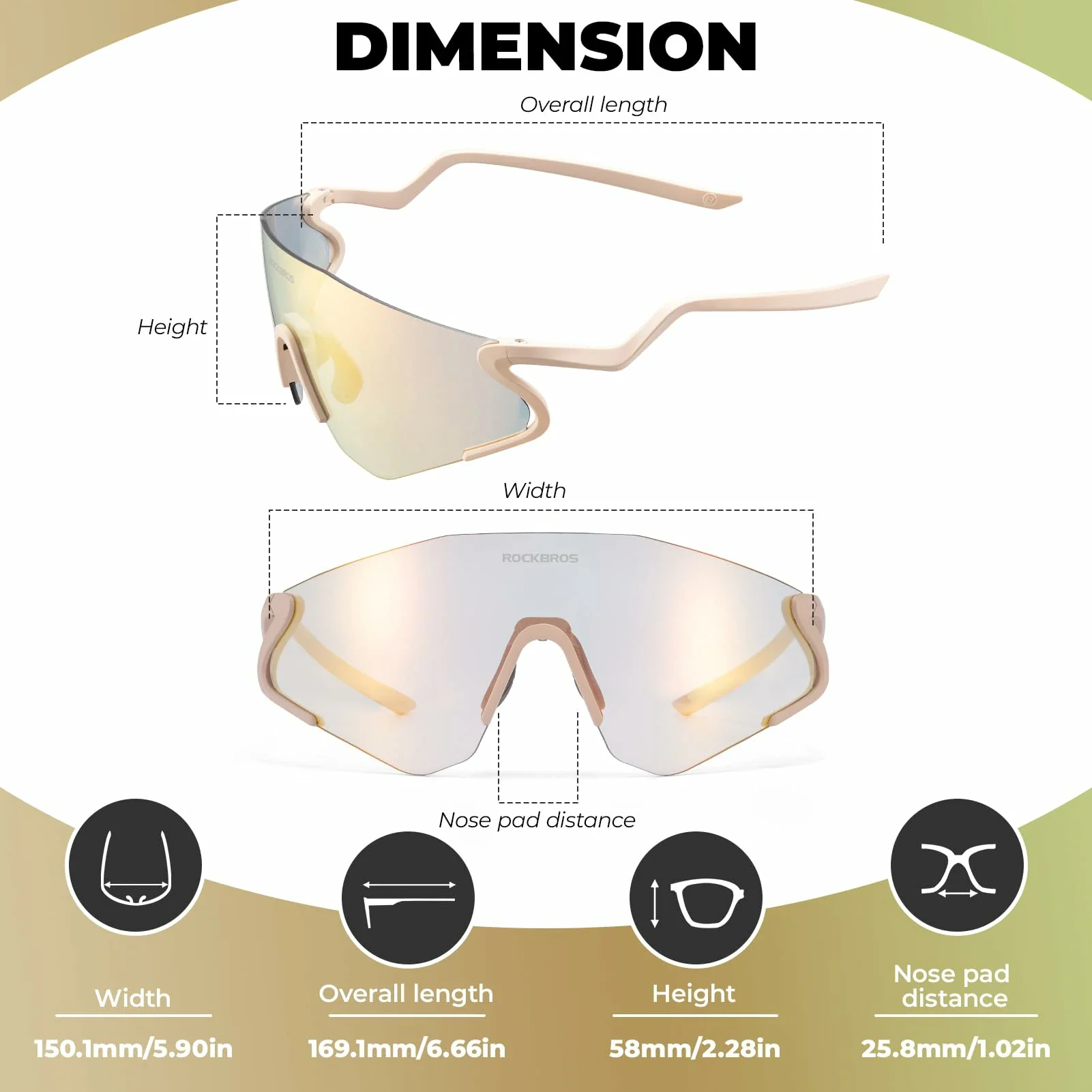 Agile Snake Photochromic Sports Sunglasses - Image 19