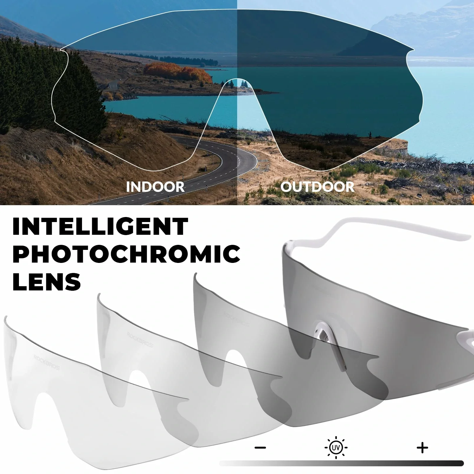 Agile Snake Photochromic Sports Sunglasses - Image 23