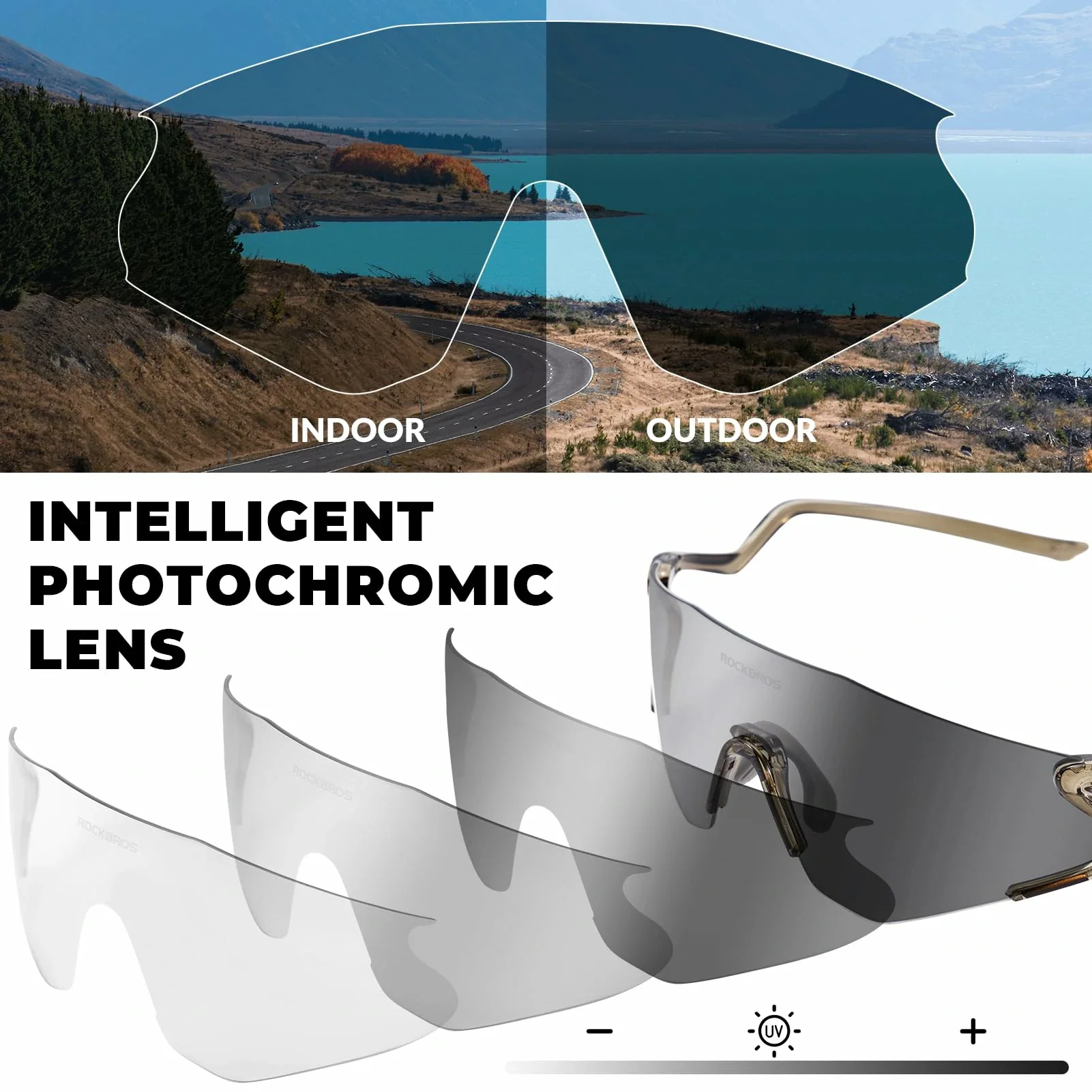 Agile Snake Photochromic Sports Sunglasses - Image 31