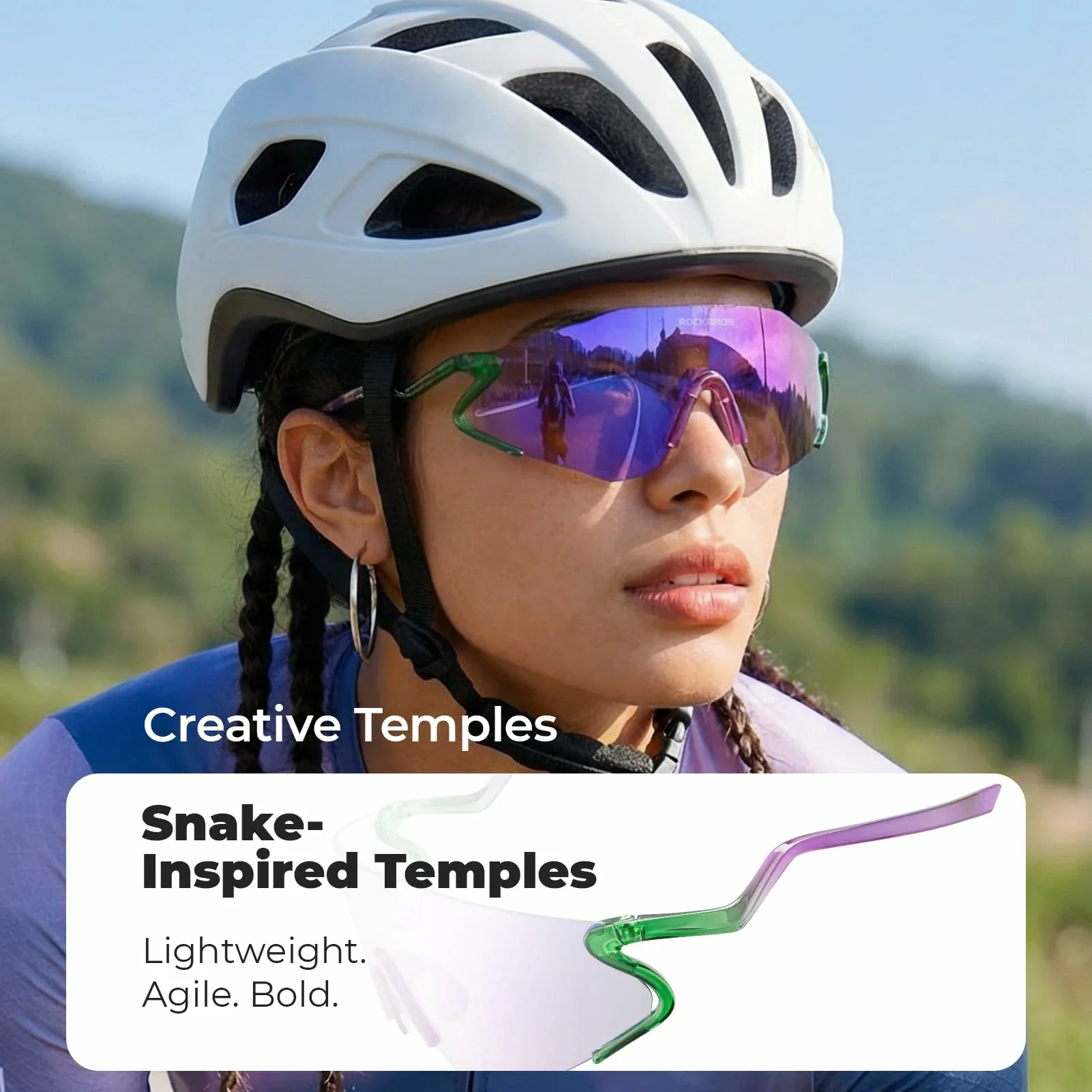 Agile Snake Photochromic Sports Sunglasses - Image 6