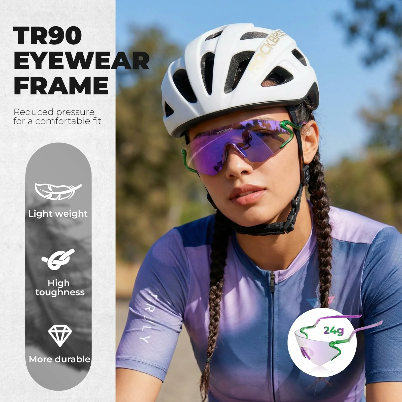 Agile Snake Photochromic Sports Sunglasses - Image 8