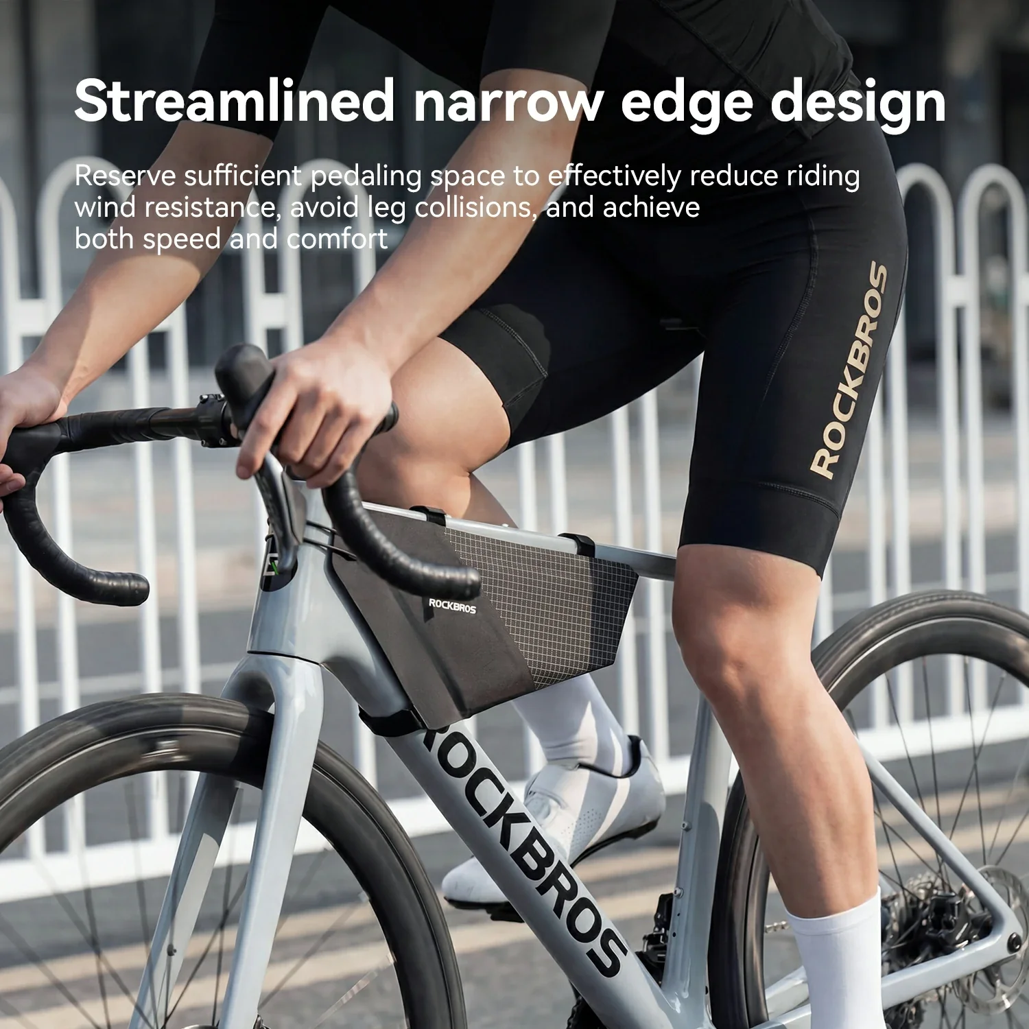 AS-165 100% Waterproof Bike Frame Bag 1.7L - Image 4