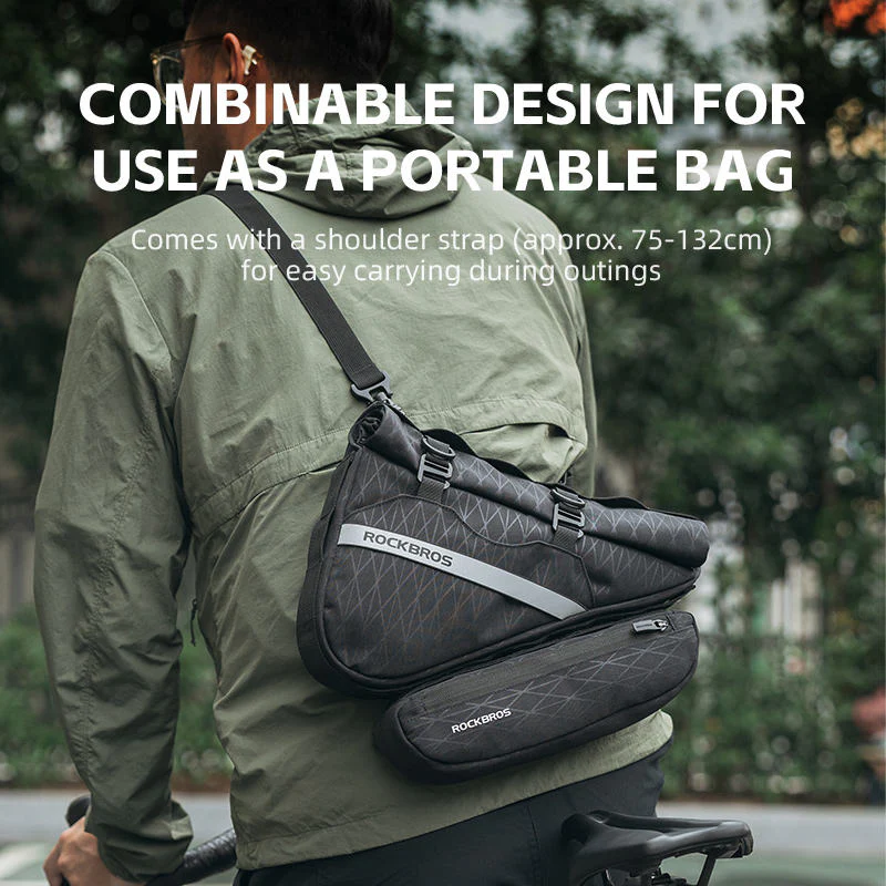 2-in-1 Bicycle Triangle Frame Bag - Image 2