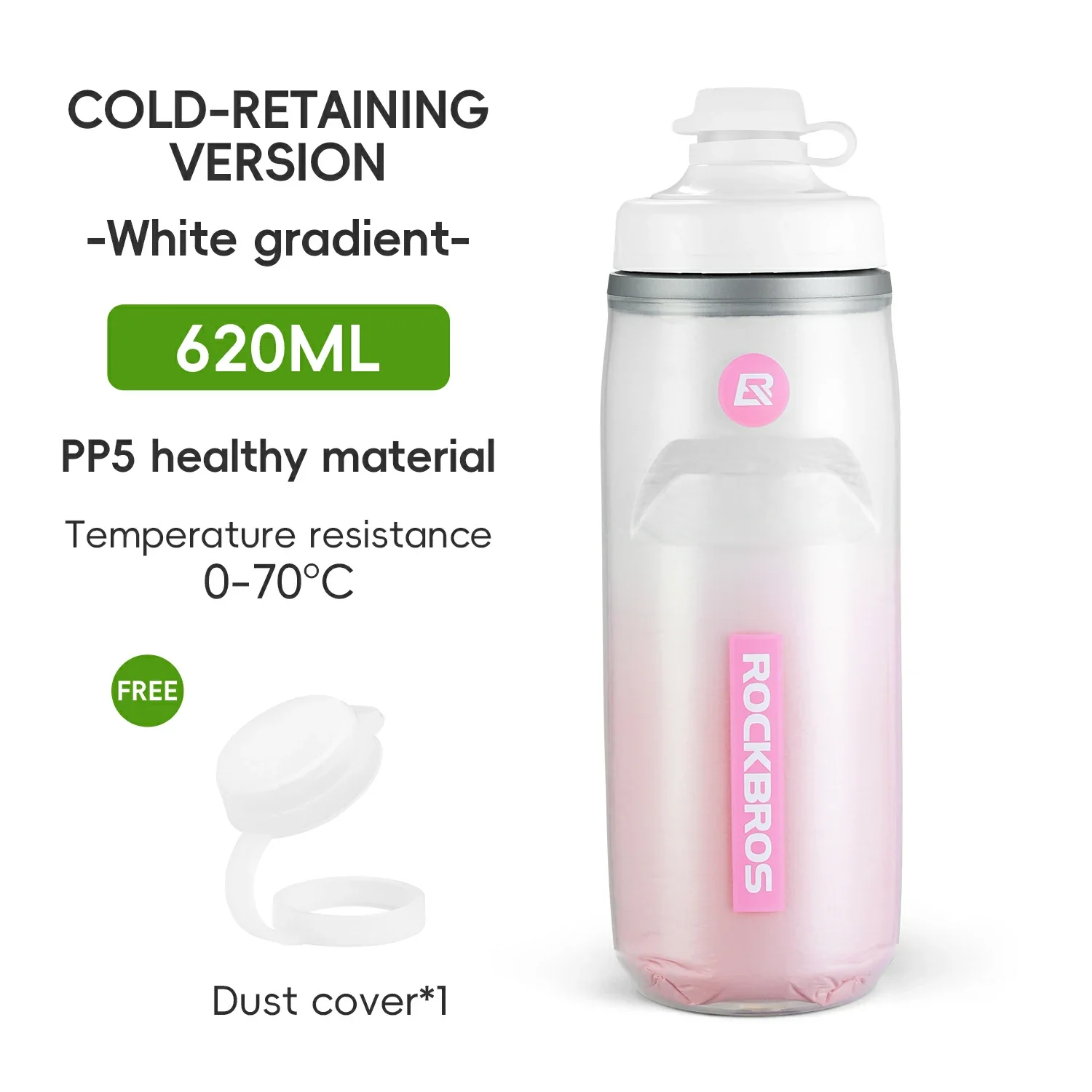 Bicycle Water Bottle 620ml 5h Cooling - Image 5