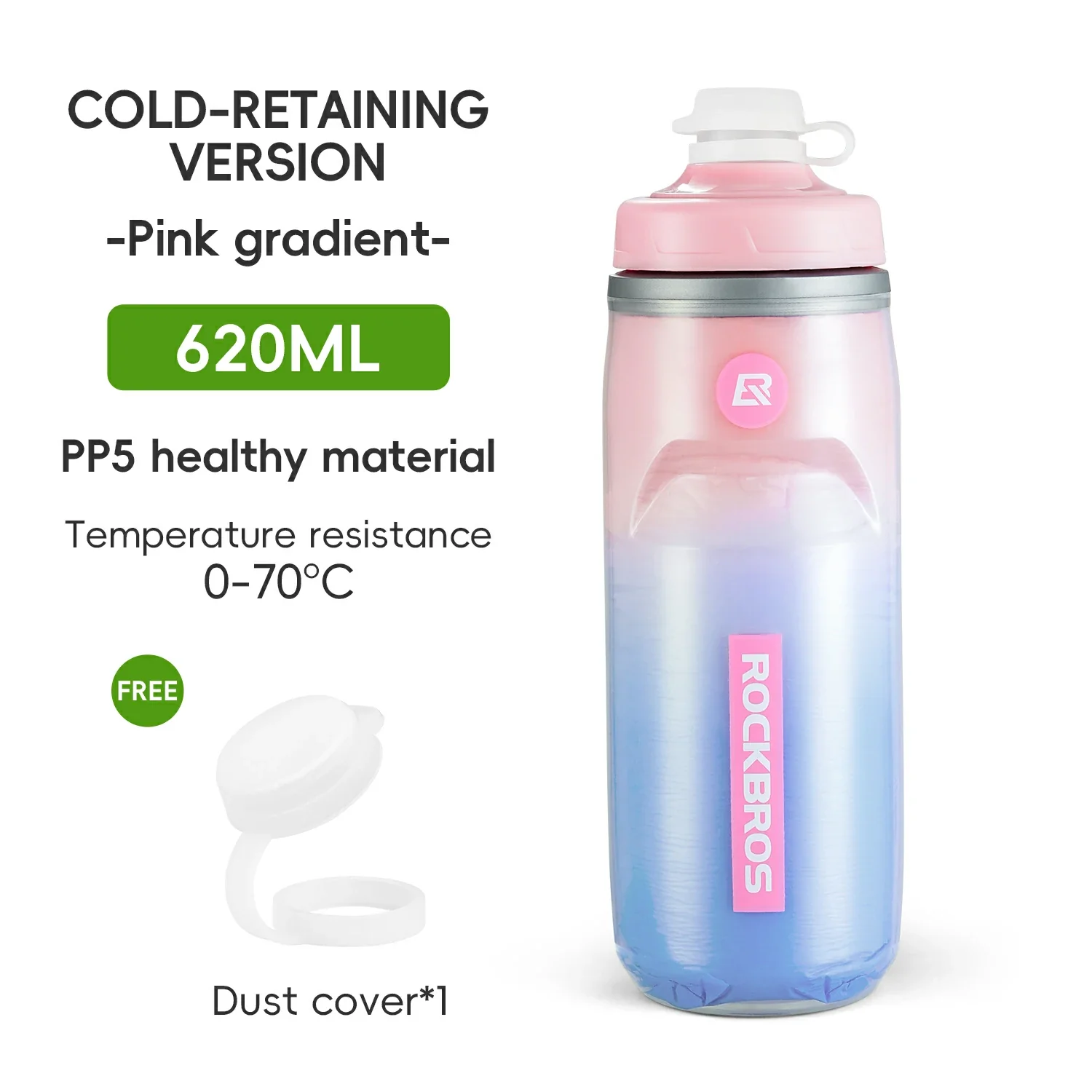 Bicycle Water Bottle 620ml 5h Cooling - Image 6