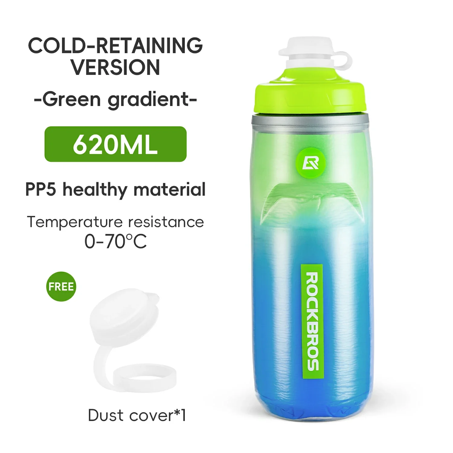 Bicycle Water Bottle 620ml 5h Cooling - Image 8