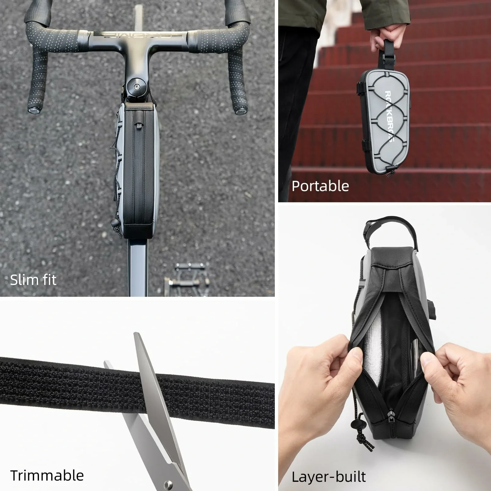 Bike Frame Bag Compatible with iPhone 14/13/12 Pro Galaxy S22/S21 - Image 5