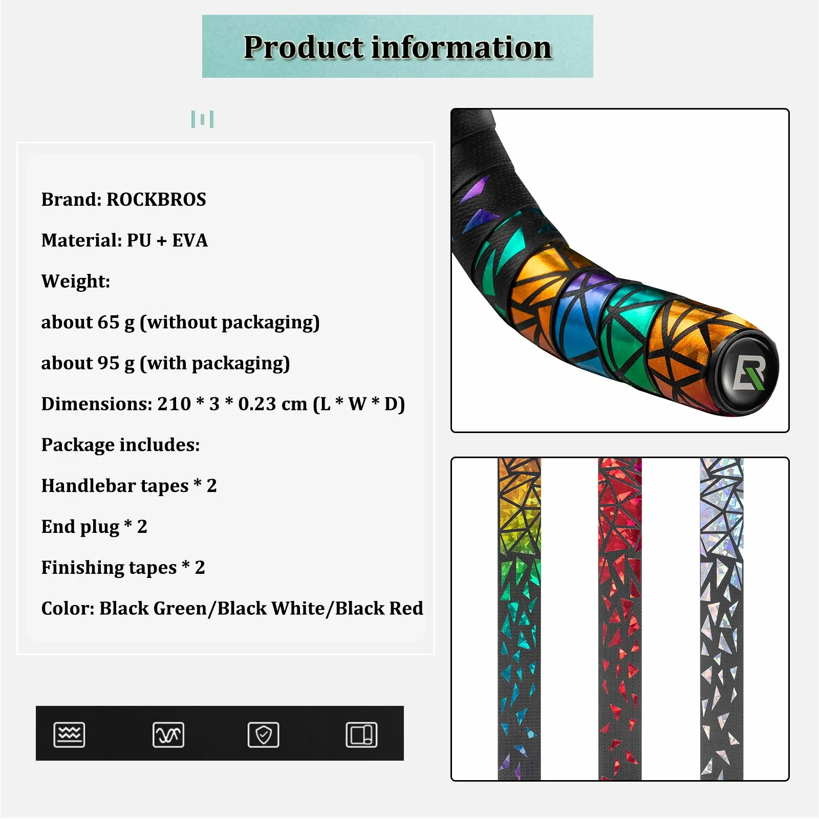 Bike Handlebar Tape for Road Bike Grip Tape - Image 5