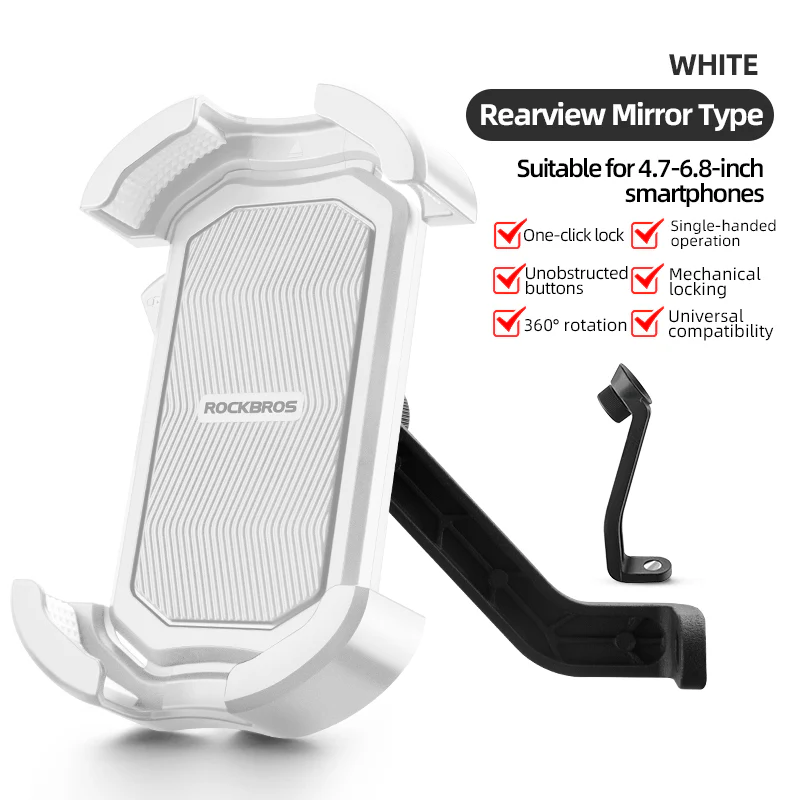 Universal Bike Phone Holder for Handlebar & Mirror - Image 14