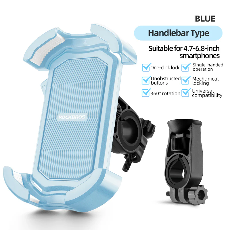 Universal Bike Phone Holder for Handlebar & Mirror - Image 6