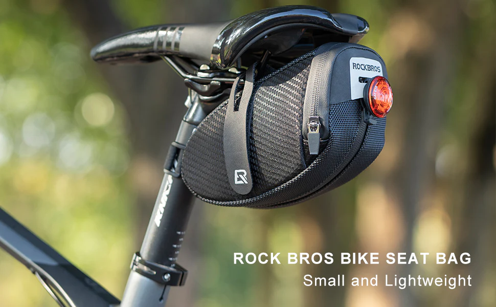Bike Saddle Bag Strap-on Cycling Wedge Pack 0.75L - Image 7