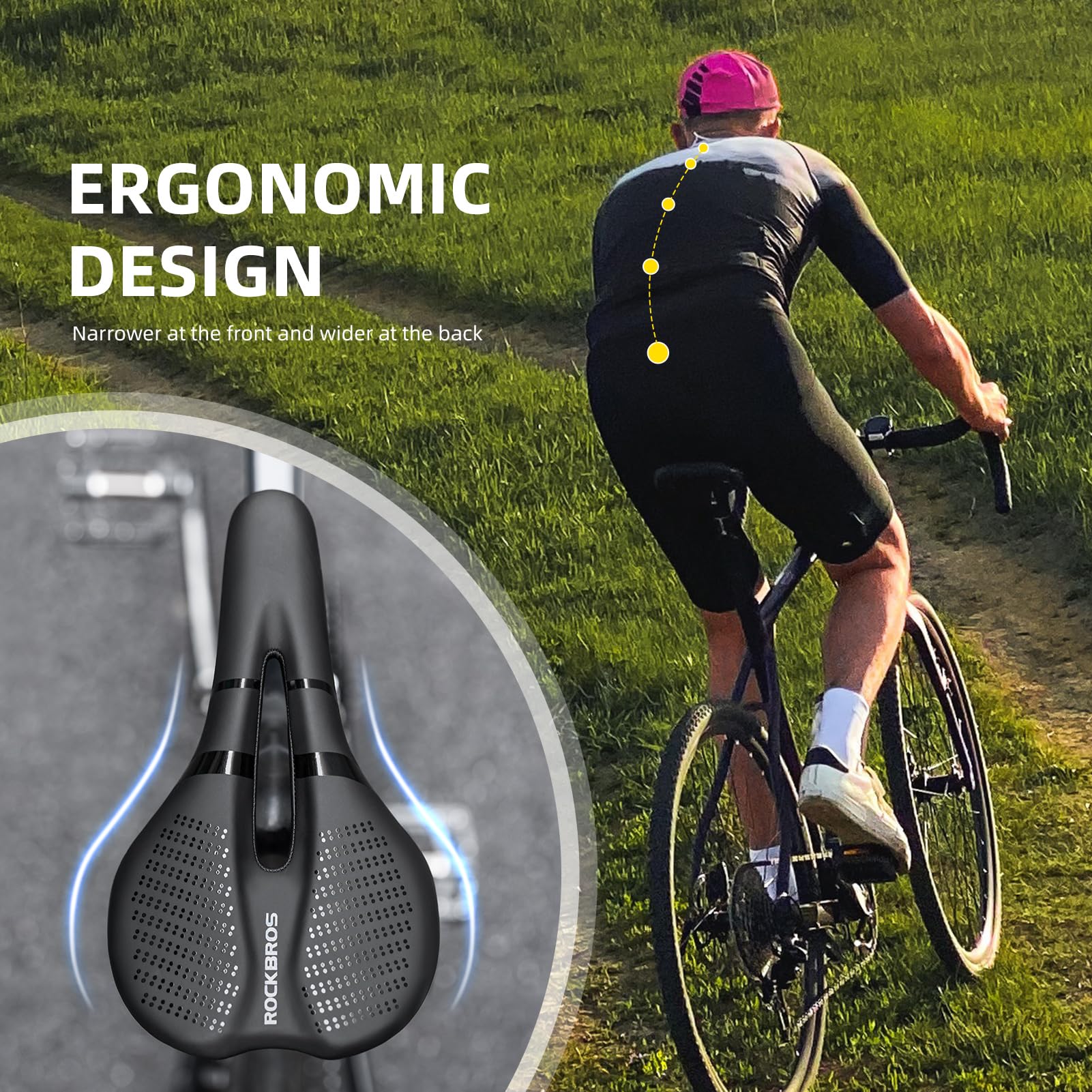Bike Seat Cushion Waterproof for City MTB Bikes - Image 6