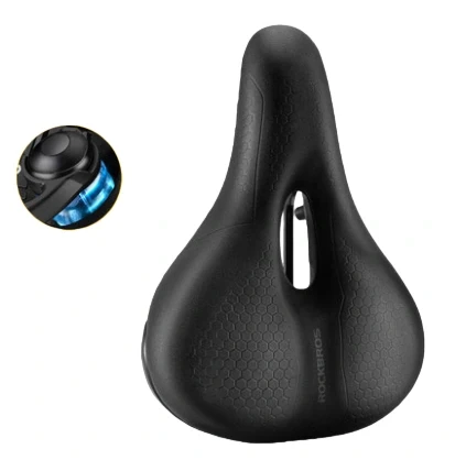Bike Seat Memory Foam Bike Saddle Comfortable Waterproof for Leisure - Image 2