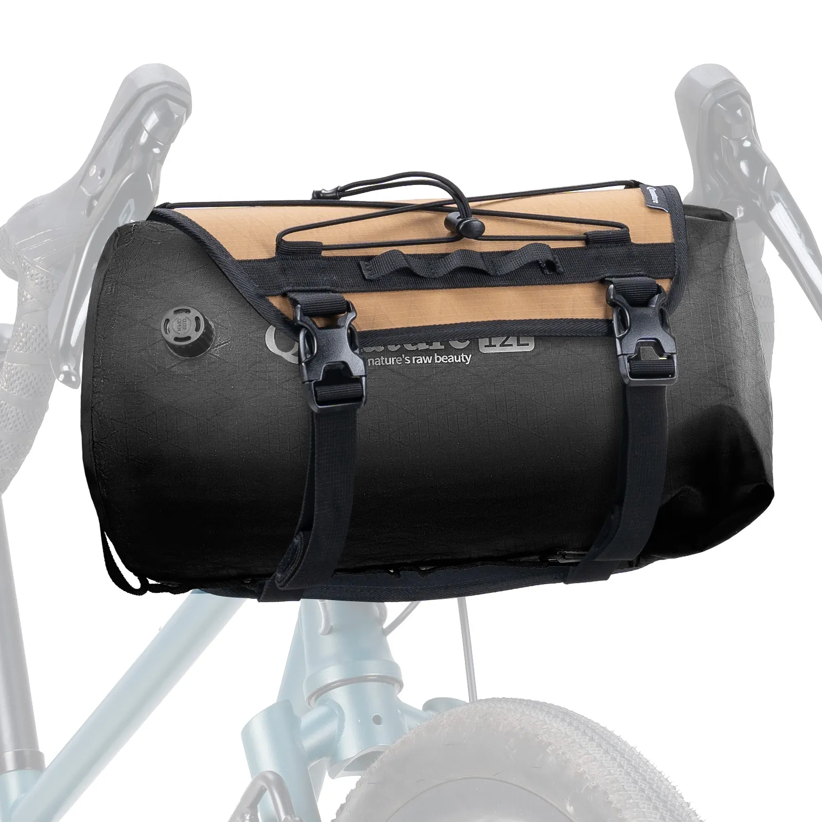 Bikepacking Front Handlebar Rack + Waterproof Compression Pack Set - Image 11