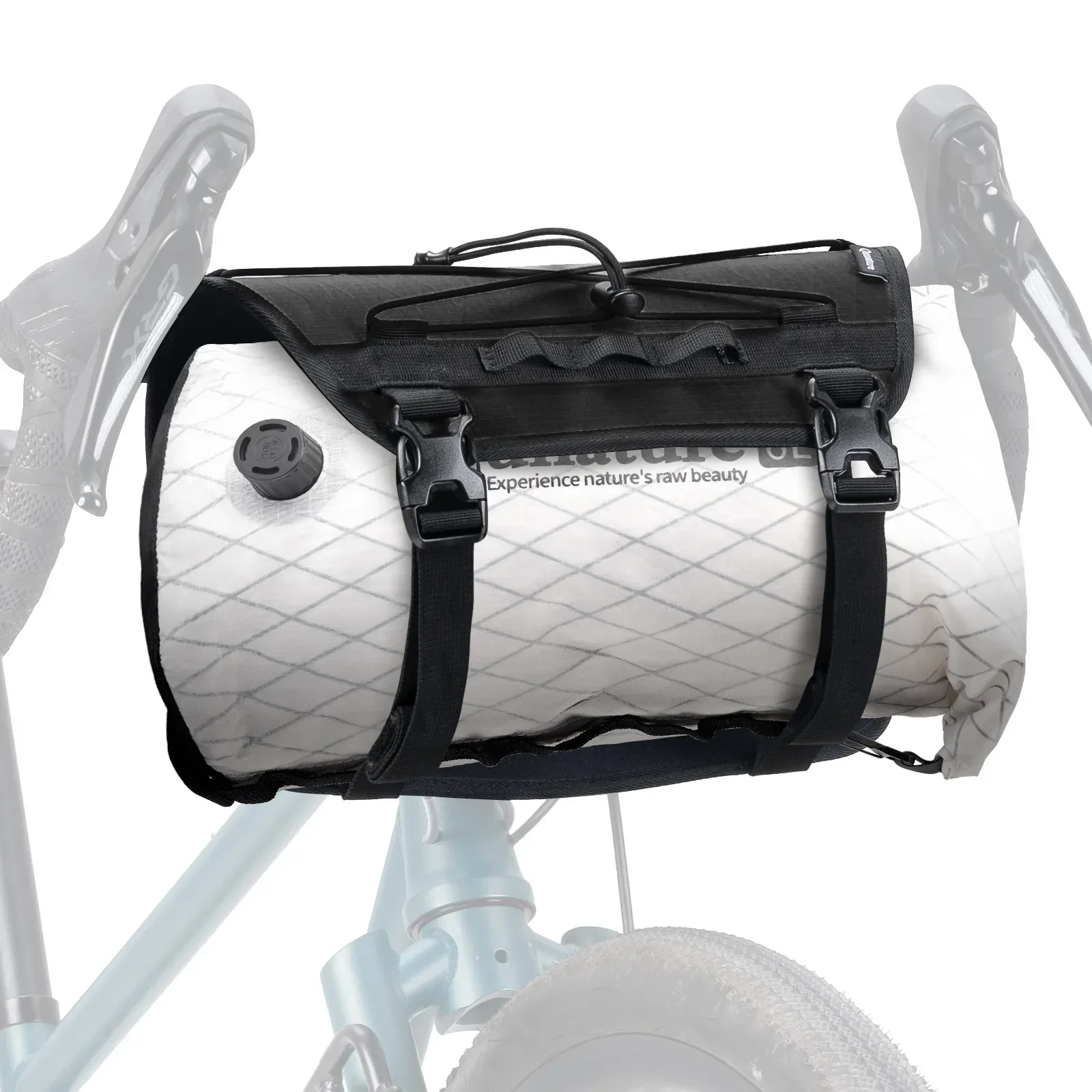 Bikepacking Front Handlebar Rack + Waterproof Compression Pack Set - Image 12