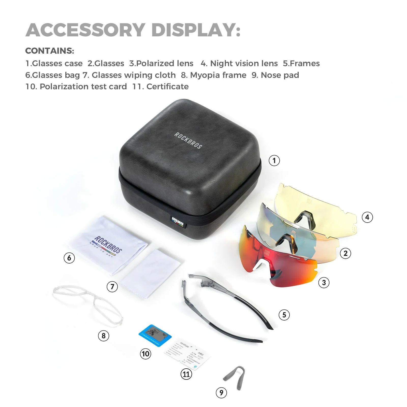 Boundless Sports Sunglasses with 3 Interchangeable Lenses - Image 22