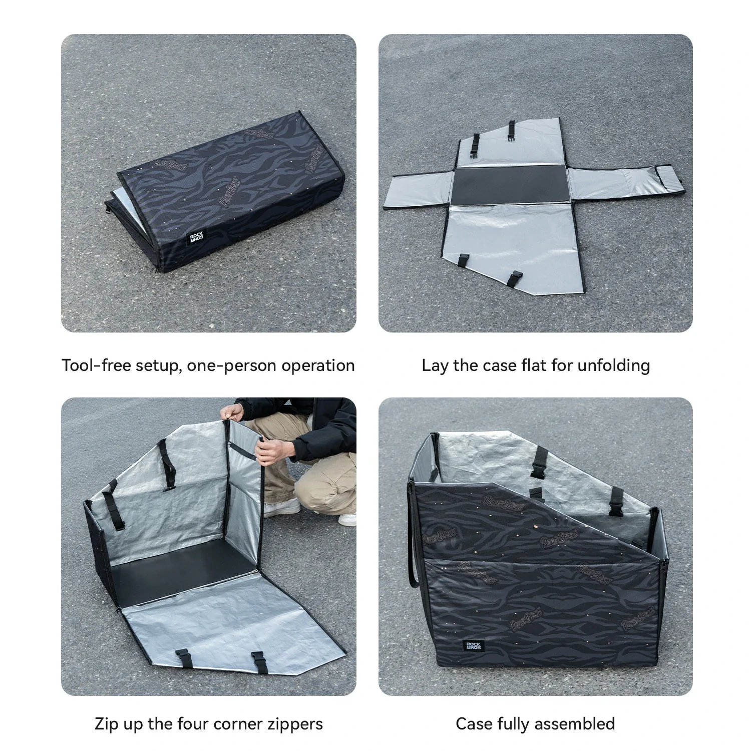 Folding Bike Travel Case Fits 14"-22" Folding Bikes - Image 12