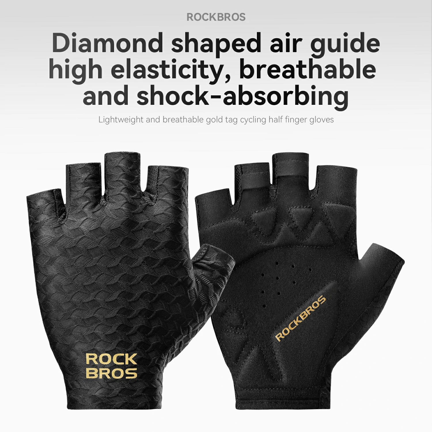 Half Finger Cycling Gloves with SBR Padding - Image 5
