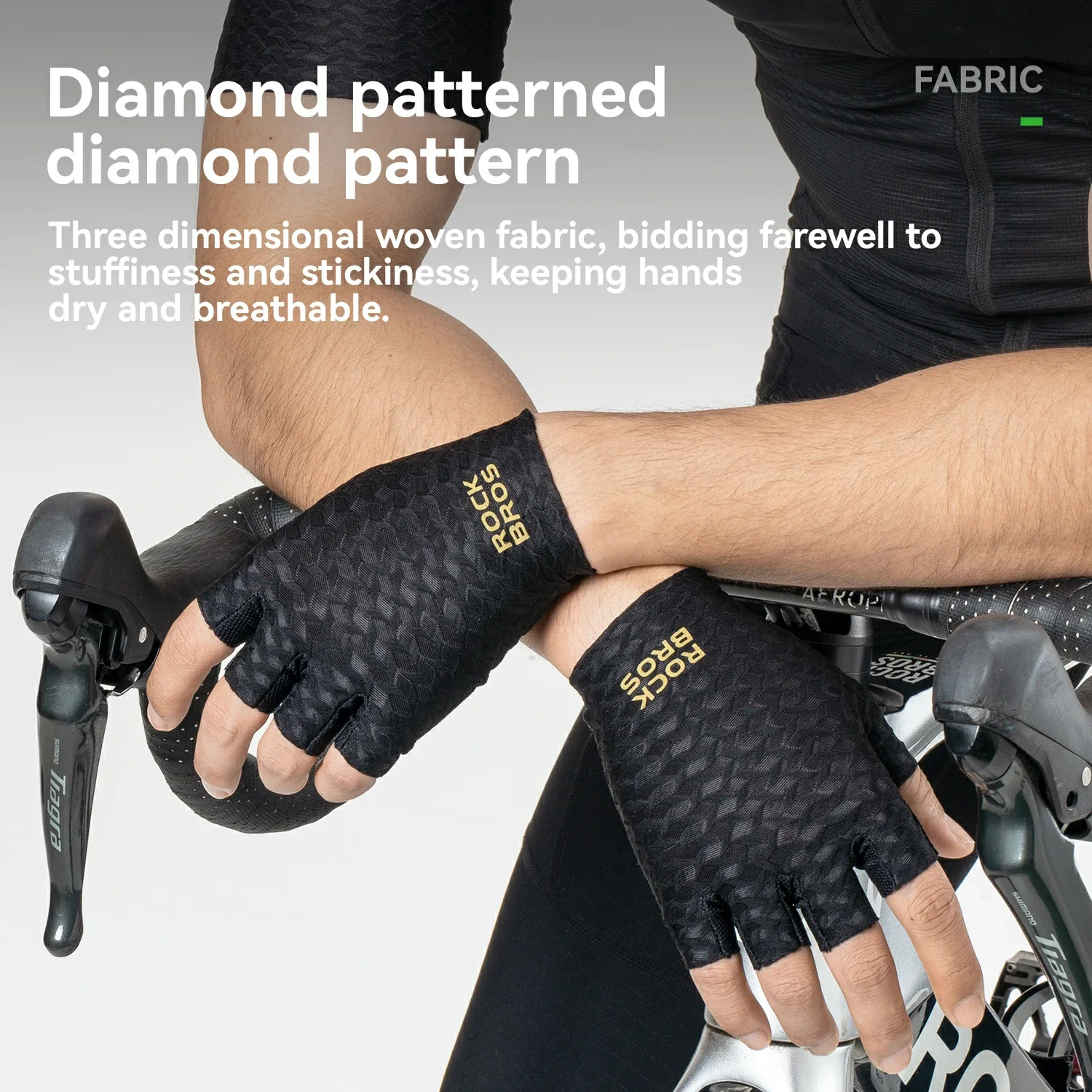 Half Finger Cycling Gloves with SBR Padding - Image 9