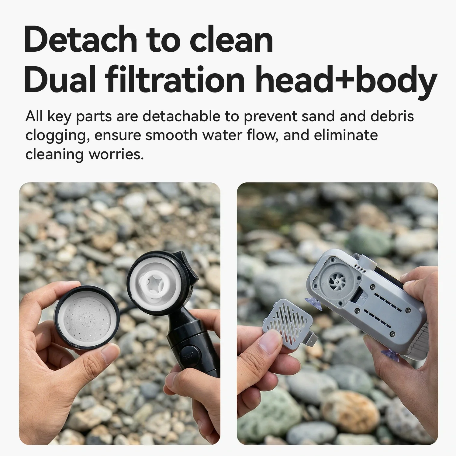IPX8 Waterproof Rechargeable Outdoor Shower Pump - Image 13