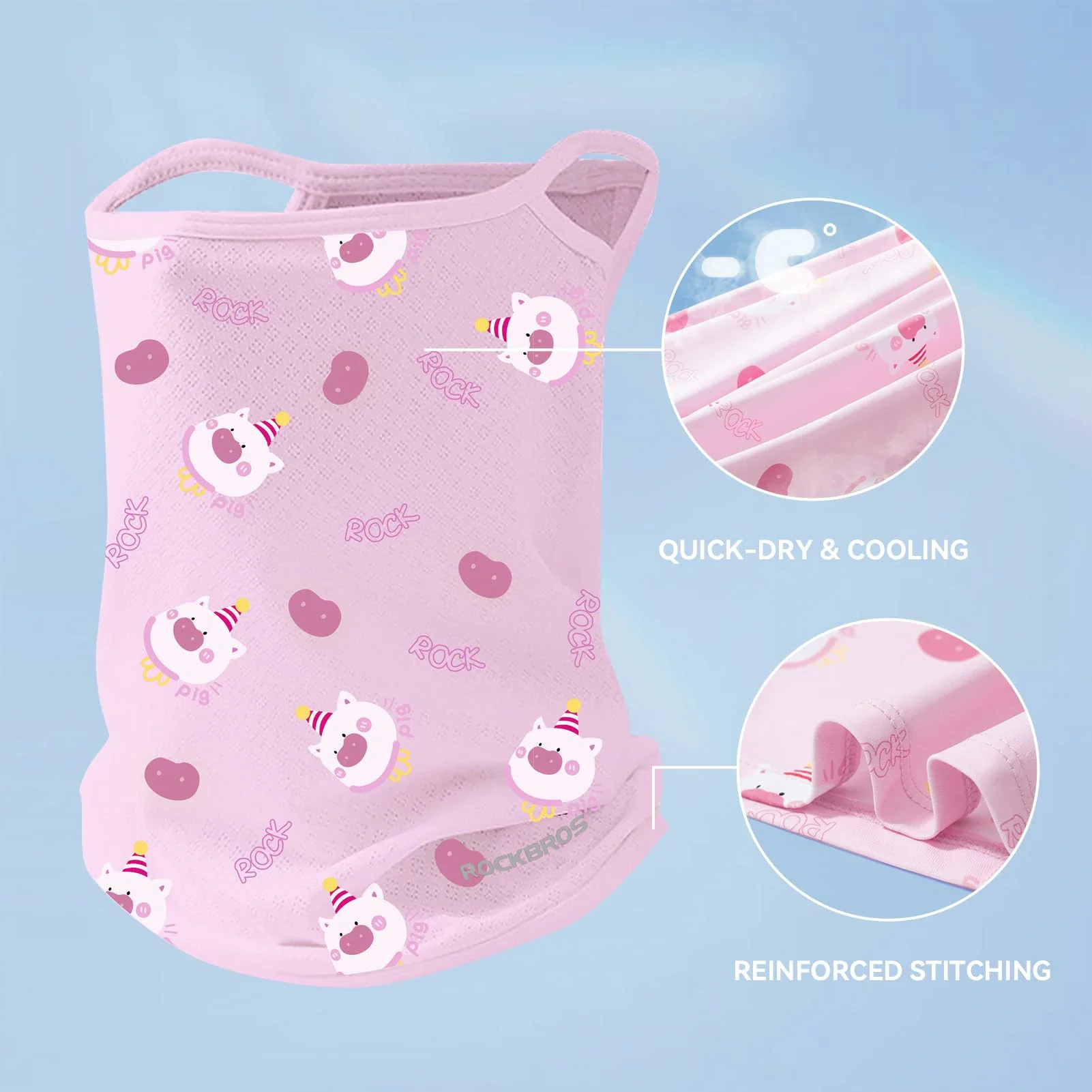 Kids Cooling Neck Gaiter for Boys Girls Age 7-12 - Image 5