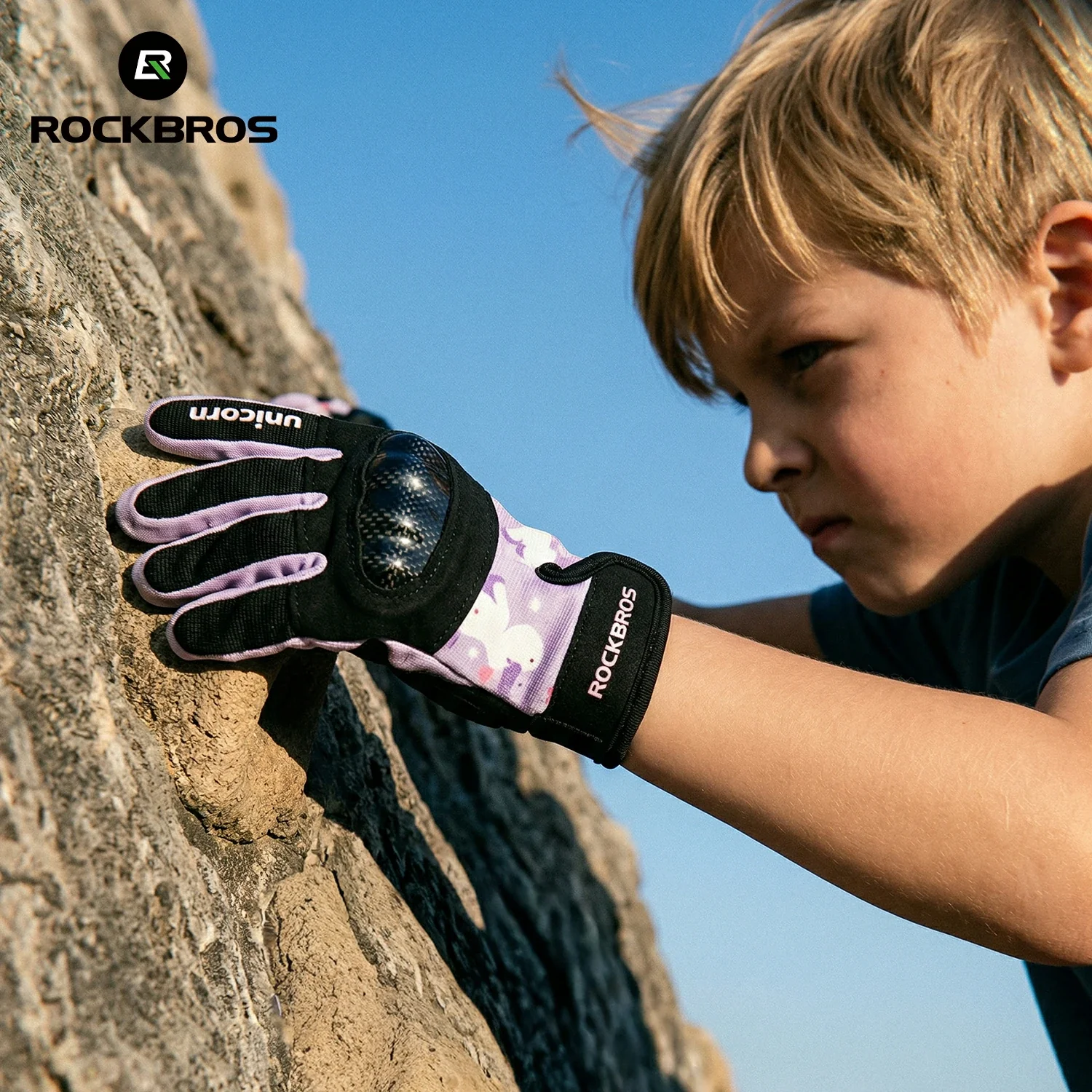 Kids Full Finger Gloves with Hard Shell Protection - Image 11