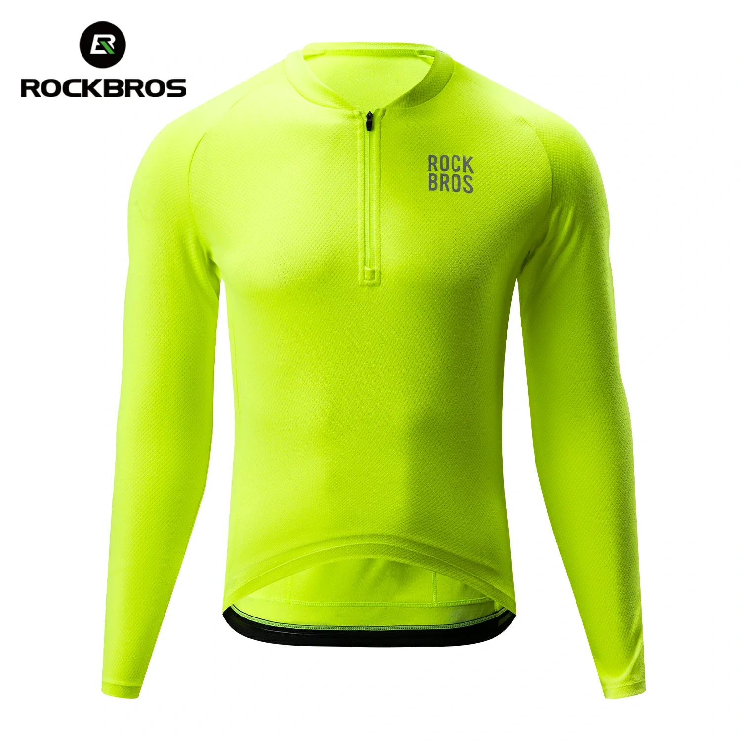 Men’s Summer Long Sleeve Cycling Jersey – Mesh Half-Zip - Image 14