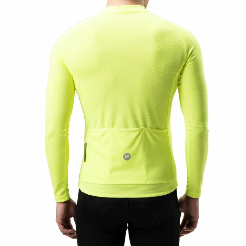 Men’s Summer Long Sleeve Cycling Jersey – Mesh Half-Zip - Image 17