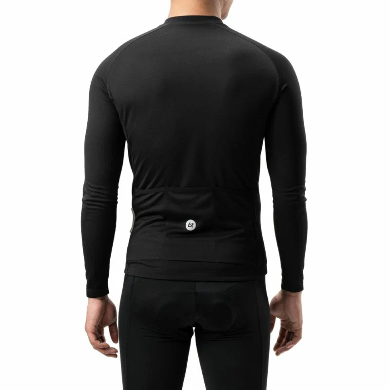 Men’s Summer Long Sleeve Cycling Jersey – Mesh Half-Zip - Image 6