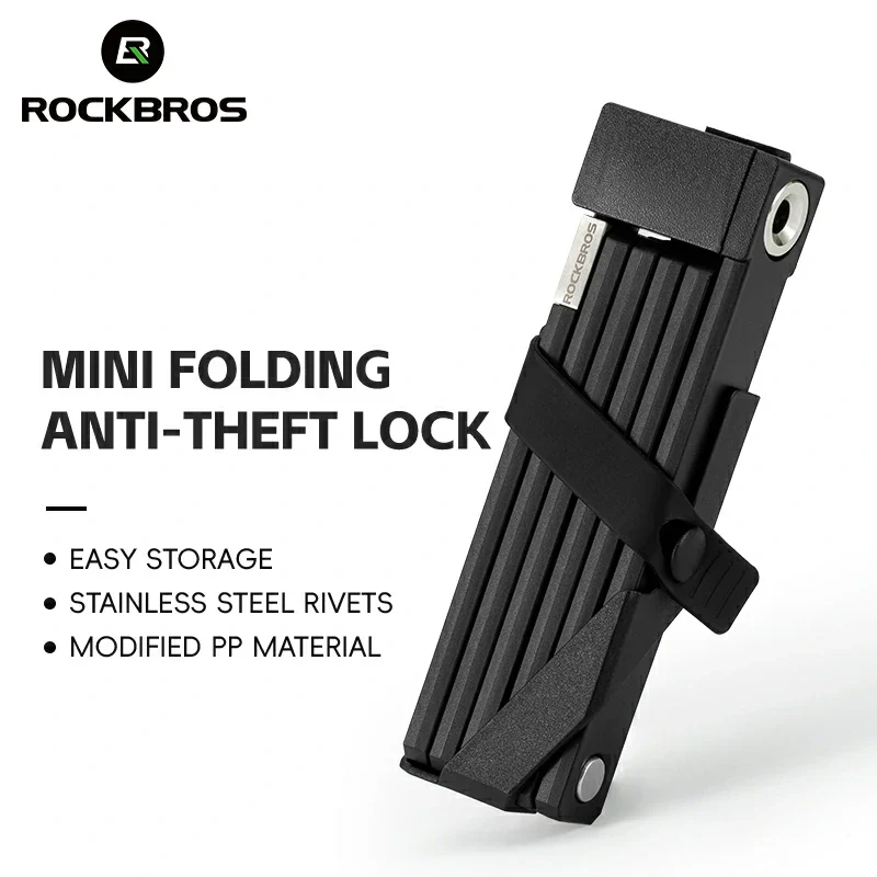 Mini Folding Bike Lock with Mount Bracket - Image 3