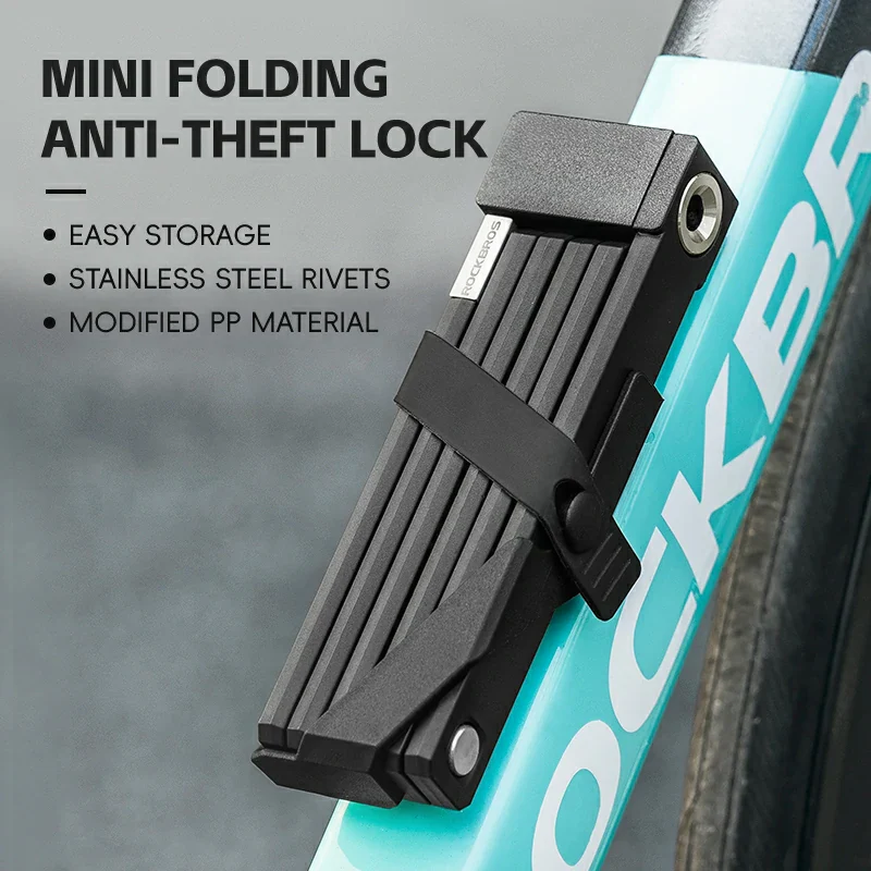 Mini Folding Bike Lock with Mount Bracket - Image 4