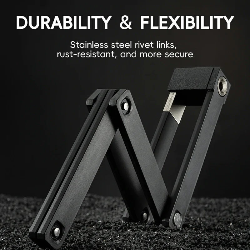Mini Folding Bike Lock with Mount Bracket - Image 6