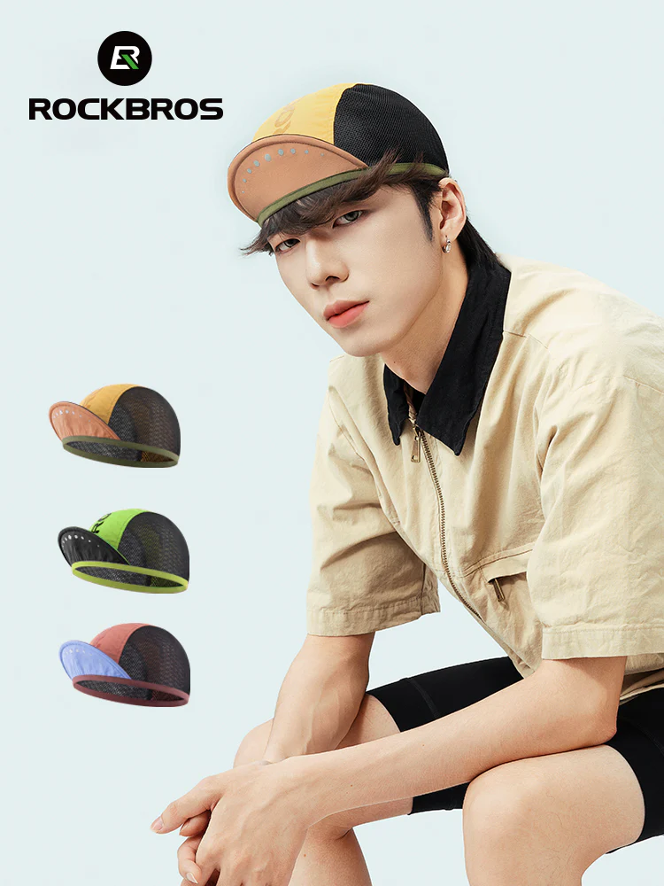 ROCKBROS Lightweight Cycling Cap, Flip-up Brim, Breathable UV Protection - Image 10