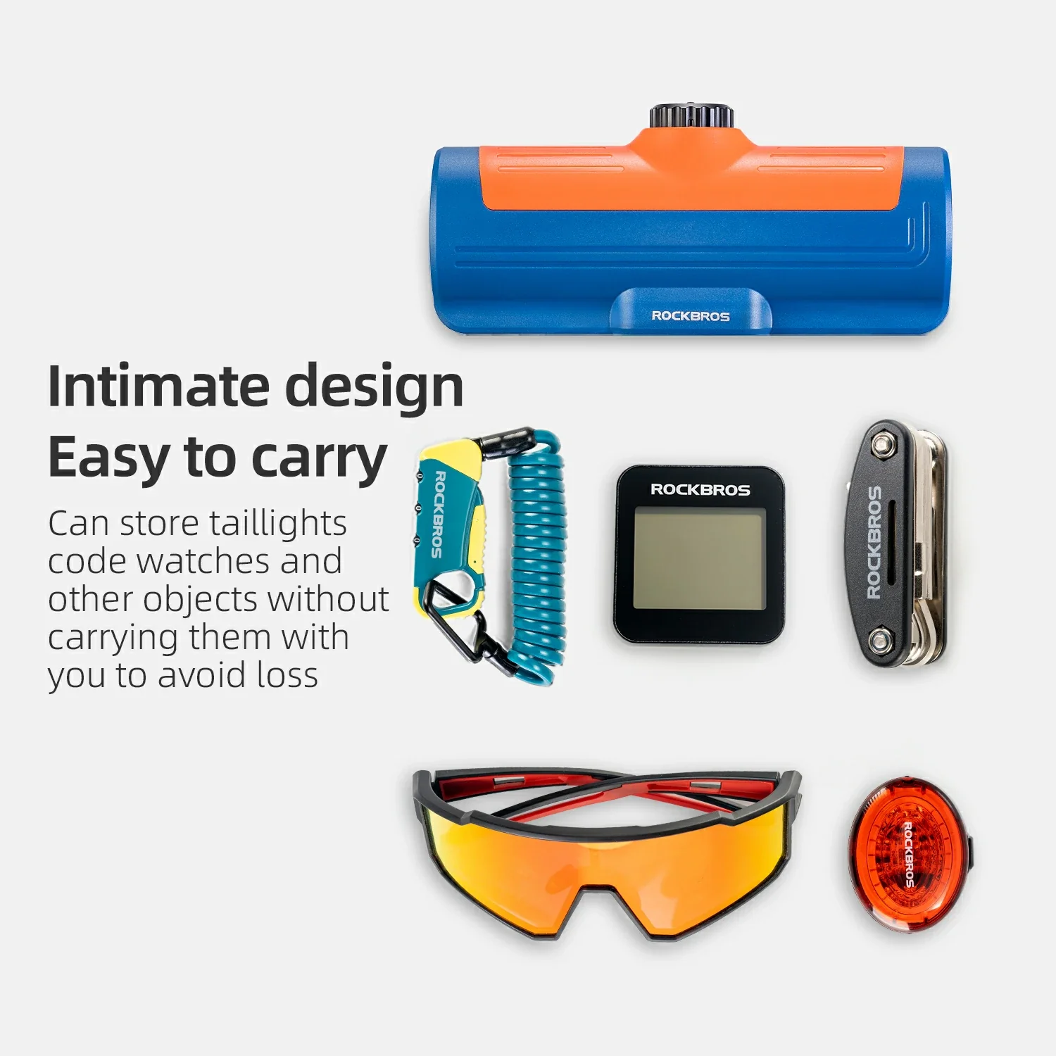 ROCKBROS Water-Resistant Bike Frame Bag with Password Lock - Image 6