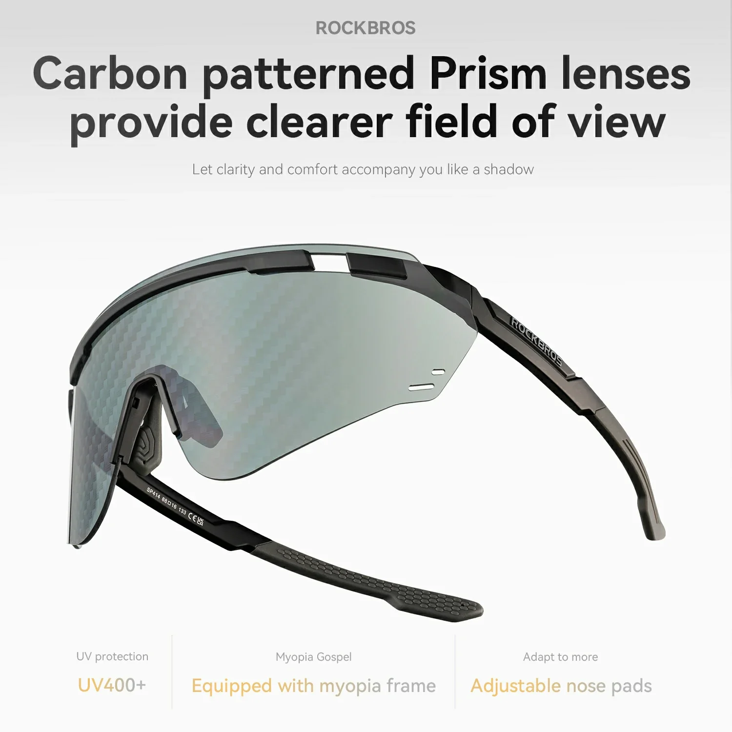 Photochromic Cycling Sunglasses with UV400 Protection, Prescription Ready - Image 13
