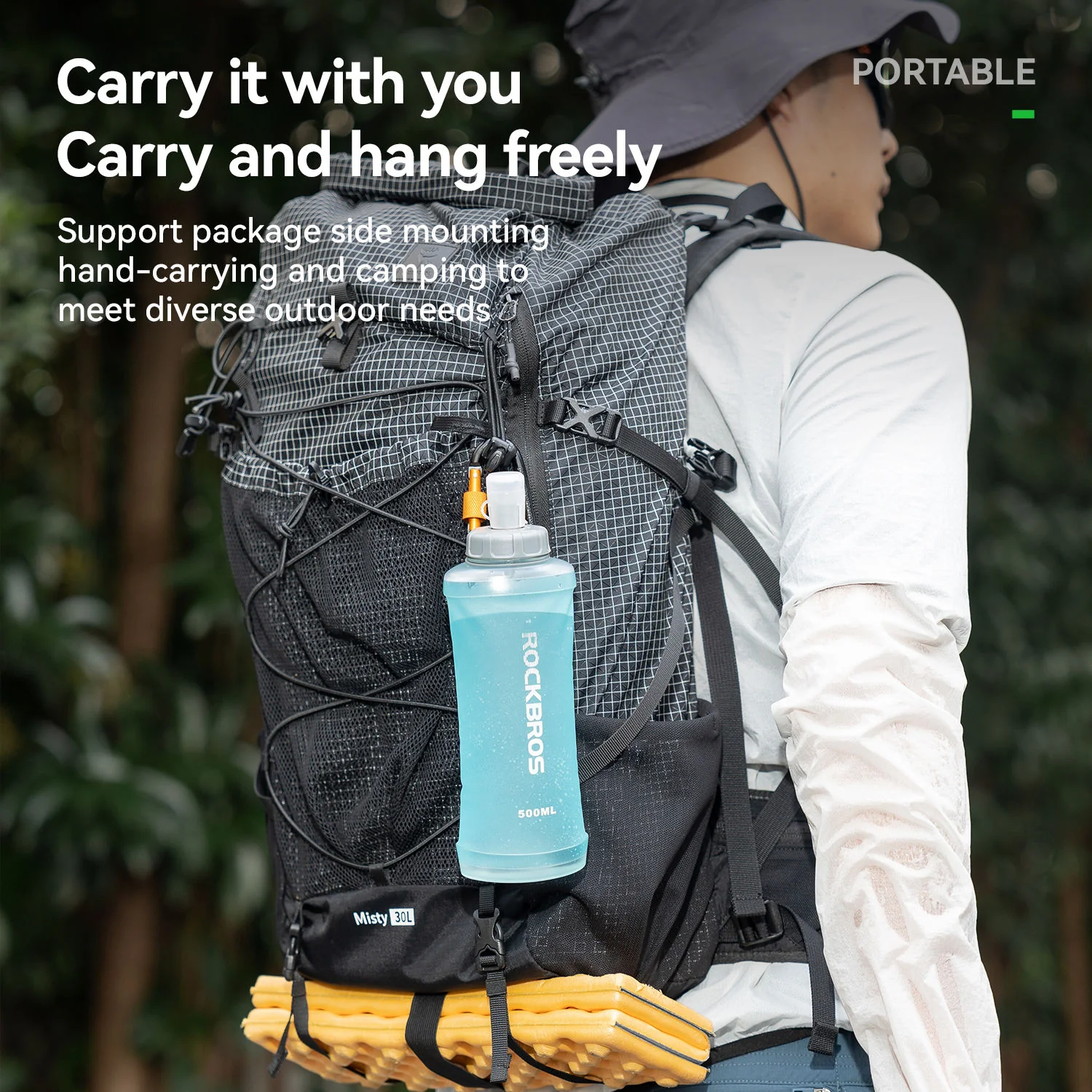Collapsible Soft Flask 500ml with Bite Valve - Image 7