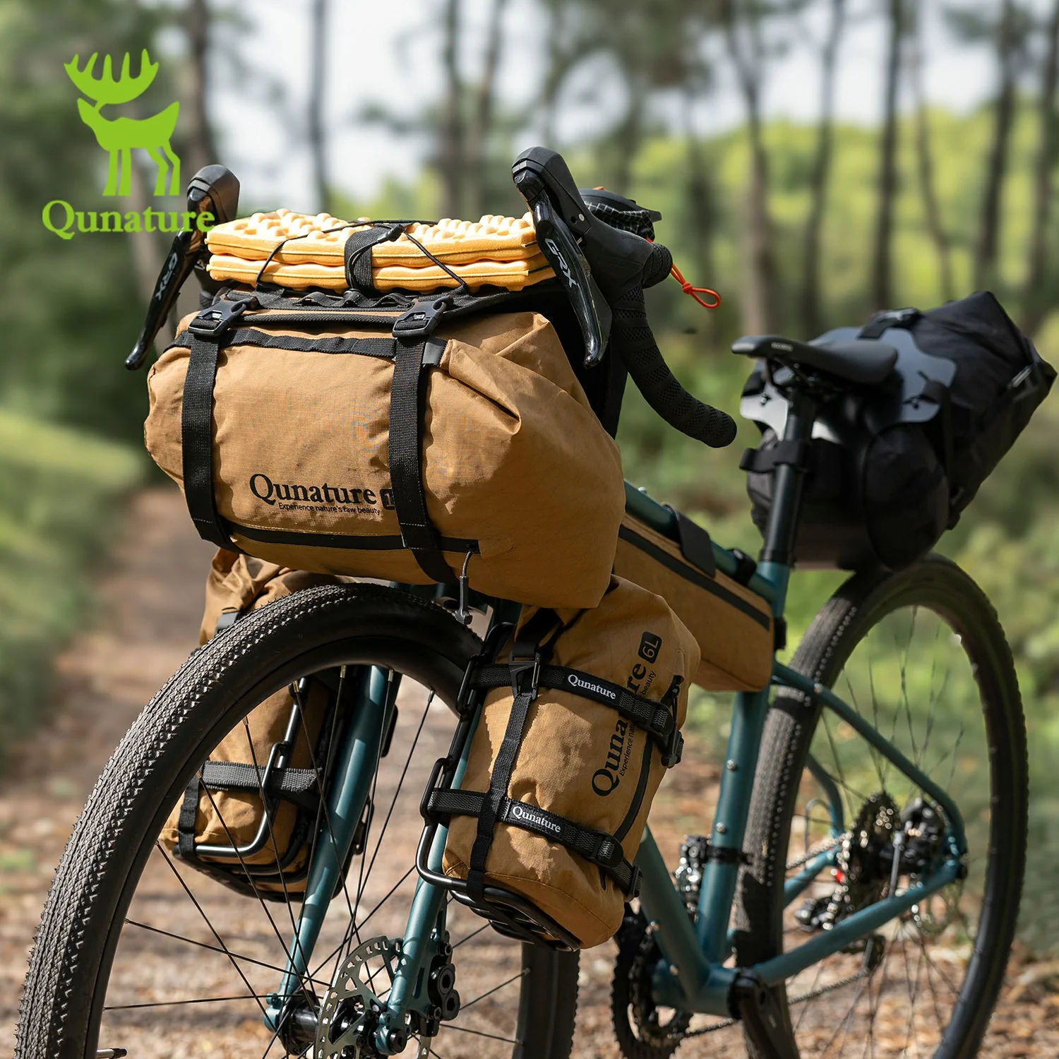 Qunature Bikepacking Bicycle Frame Bag - Image 12