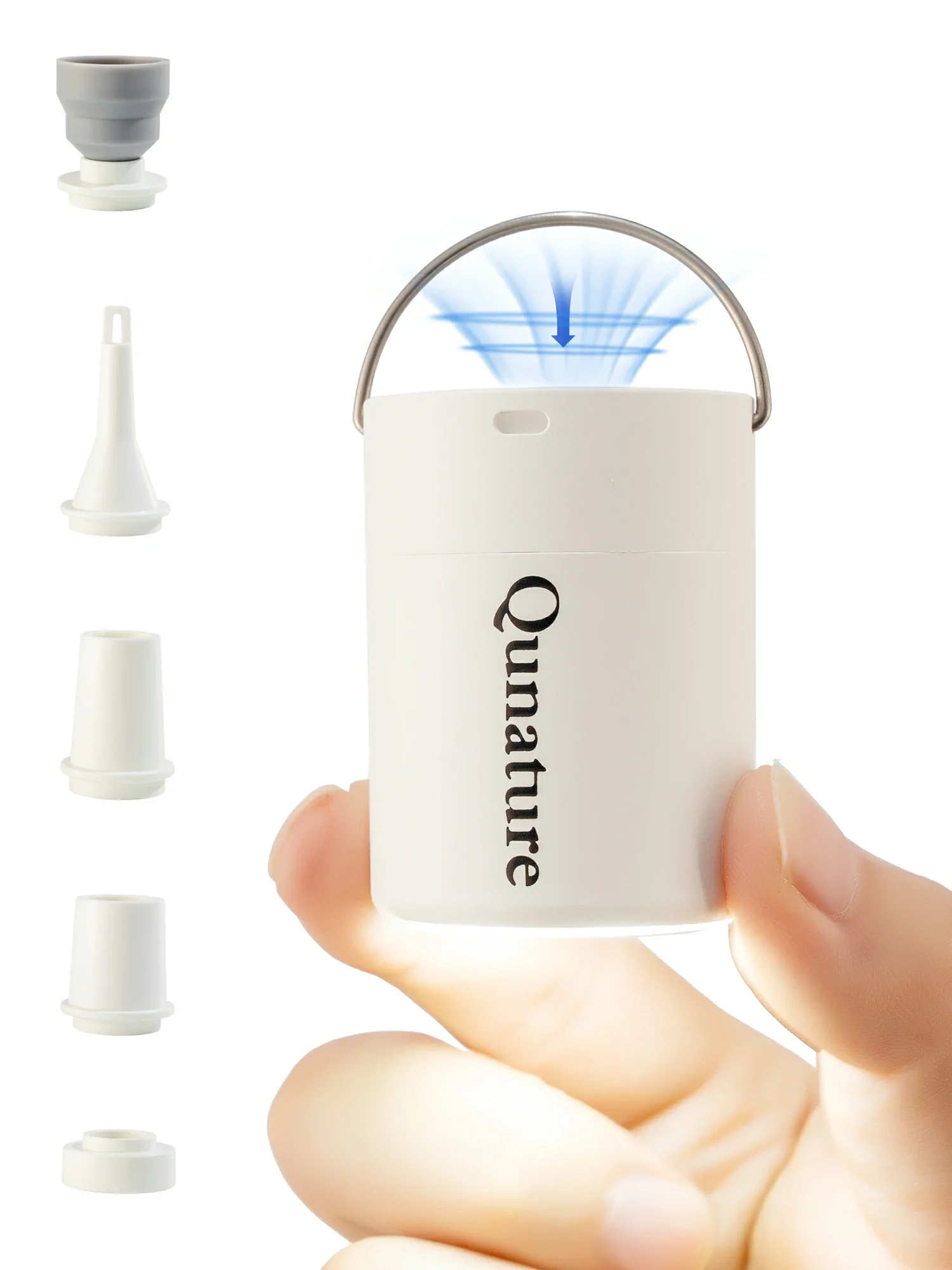 Qunature Mini Electric Pump 1500mAh for Air Bed Mattress,Pool Floats,Swimming Ring,Vacuum Storage Bags - Image 7