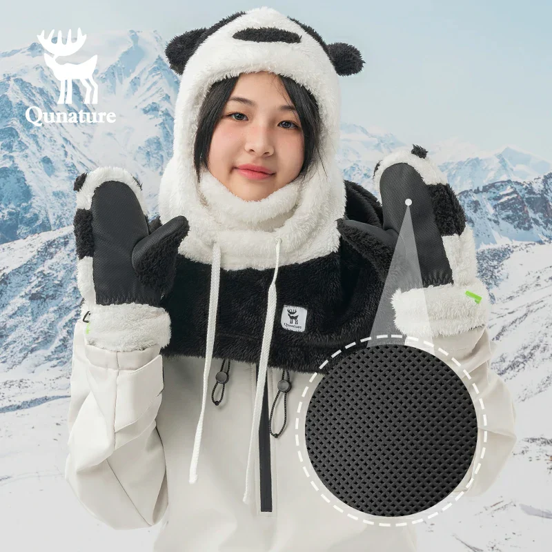 Qunature Panda Ski Gloves | Secure Grip & Warmth for Families - Image 8
