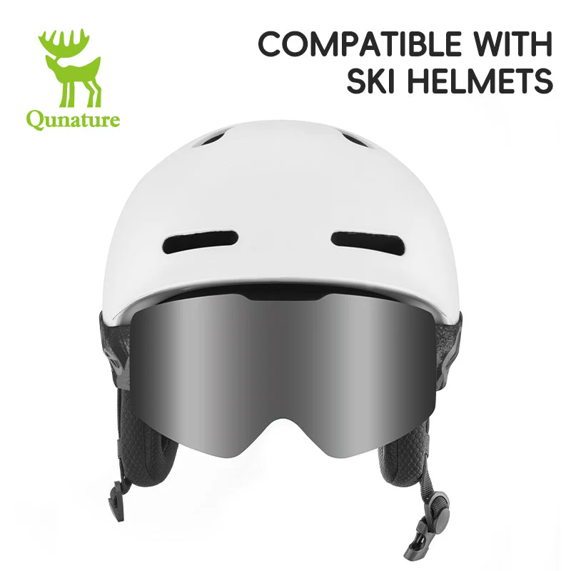 Qunature  Frameless Anti-Fog Ski Goggles with UV Protection and Wide View - Image 6