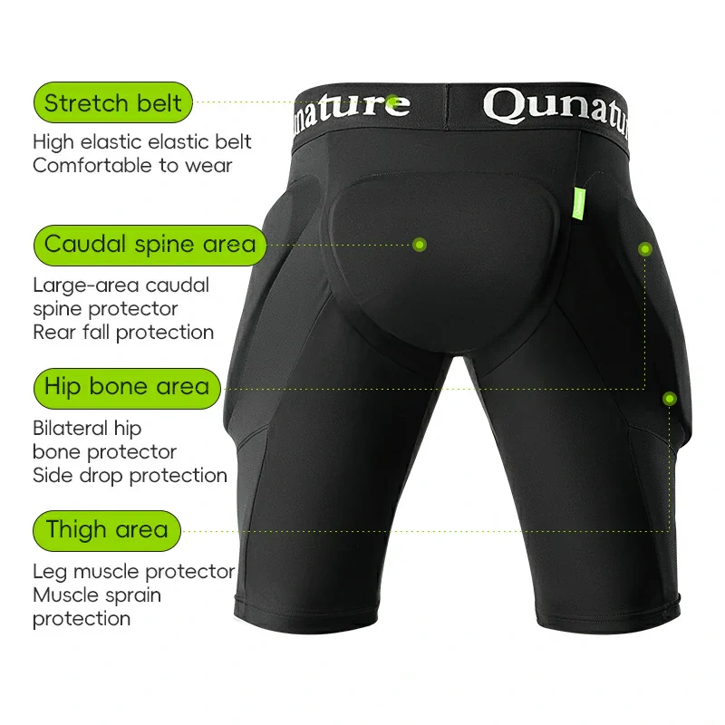 Qunature Ski Hip Protection Pants | EVA Cushioned for Maximum Safety - Image 7