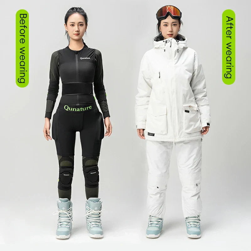 Qunature Ski Hip Protection Pants | EVA Cushioned for Maximum Safety - Image 8