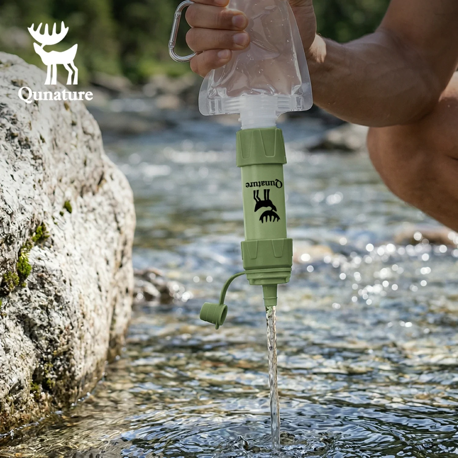 Qunature Water Filter Straw Portable Outdoor - Image 12