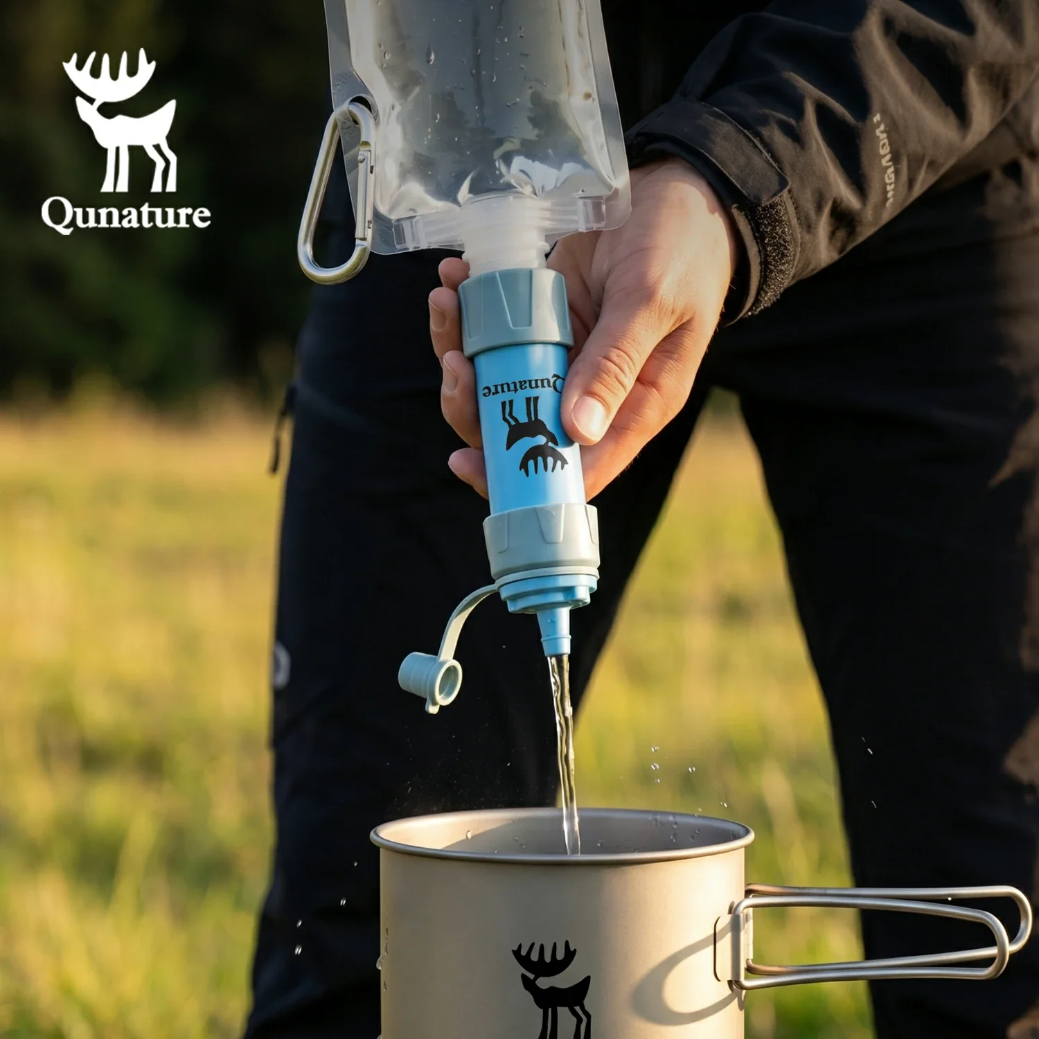 Qunature Water Filter Straw Portable Outdoor - Image 13