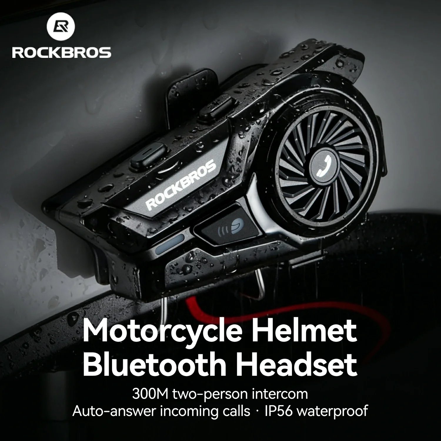 R1 Motorcycle Bluetooth Communication System Headset Helmet Speakers - Image 6